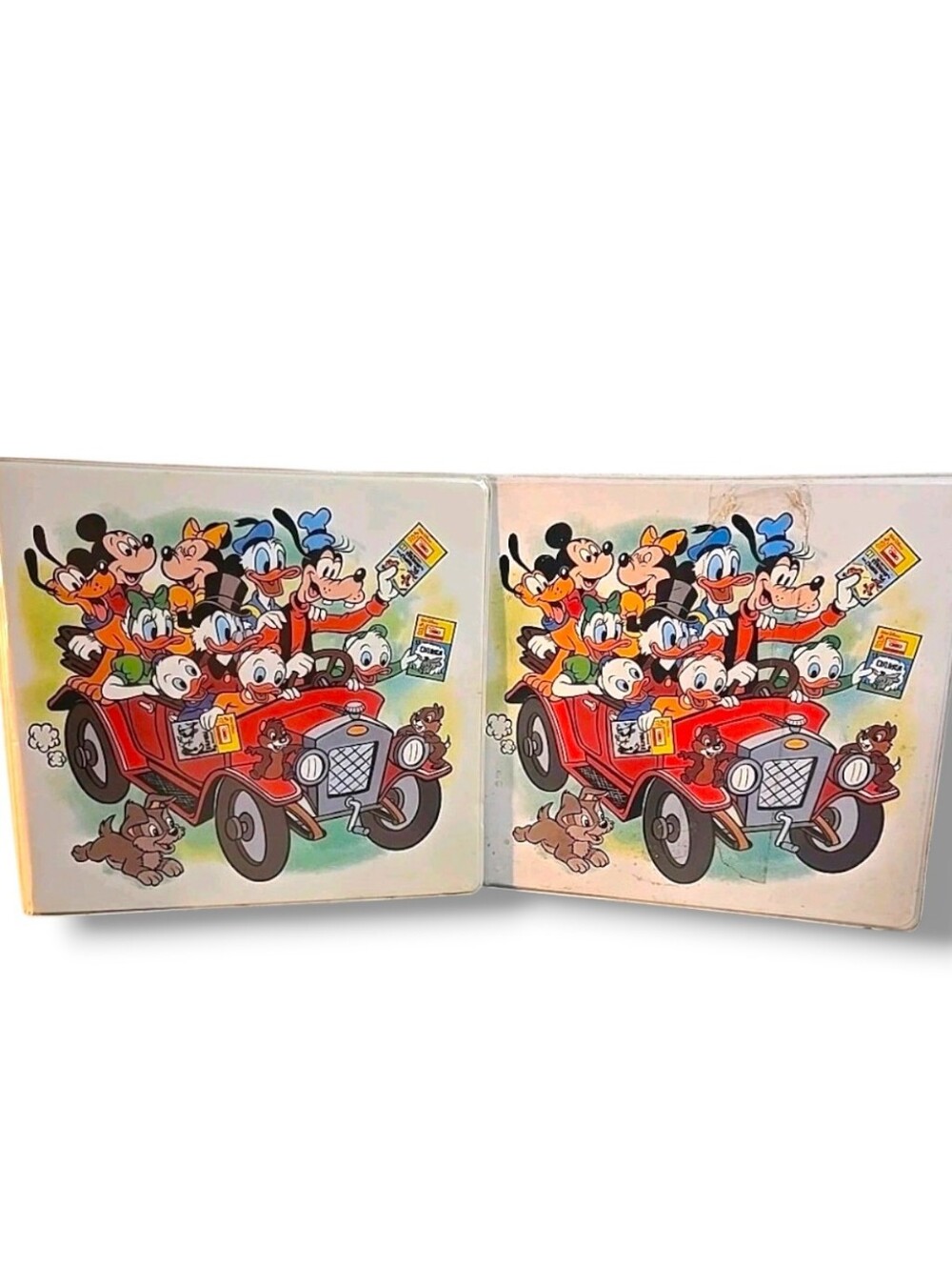 Walt Disney's Take-a-tape Along Disneyland Records Book And Cassette 2 Sets
